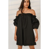 BARDOT MINI DRESS BLACK