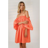 BARDOT MINI DRESS ORANGE