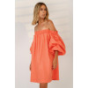 BARDOT MINI DRESS ORANGE