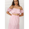 BARDOT VICKY CROP TOP BABY PINK