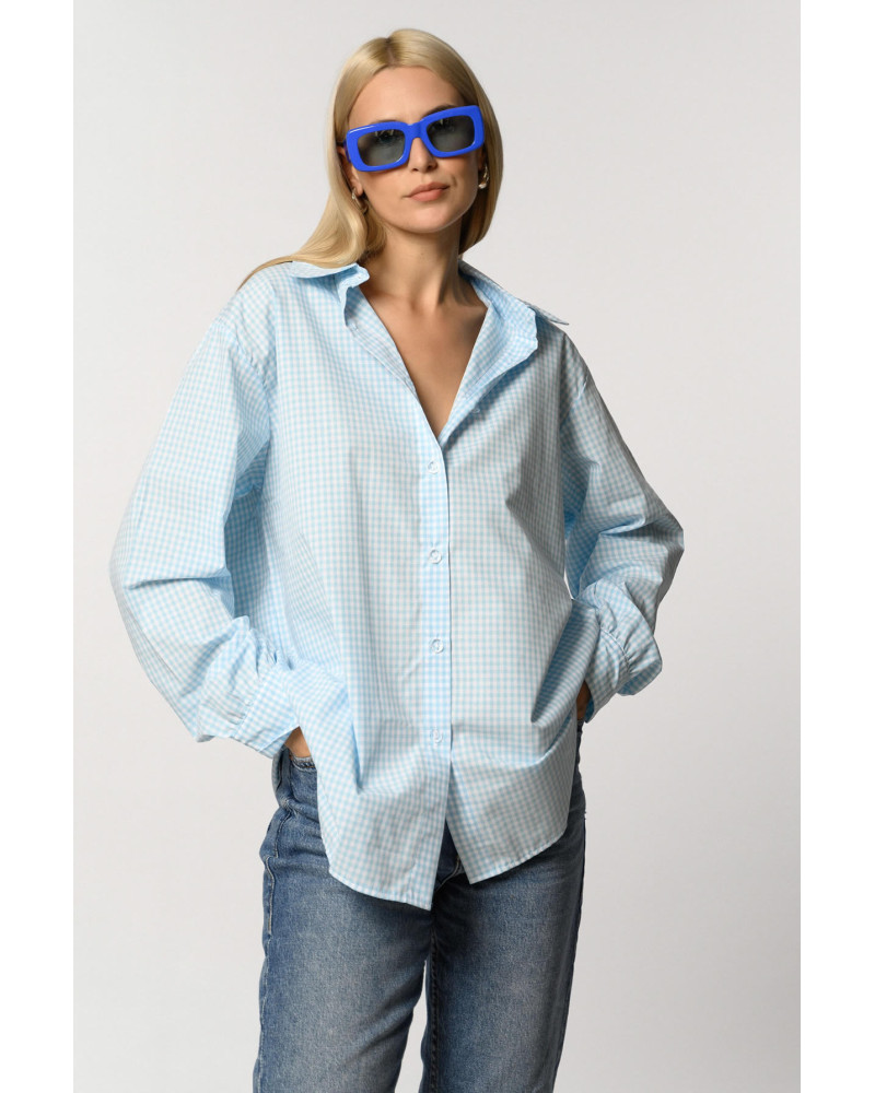 Bianca baby blue shirt