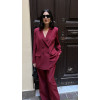 Burgundy Claudia blazer