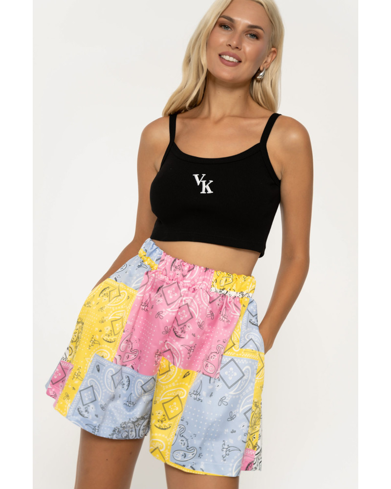 VK black crop top