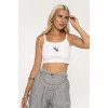 VK white crop top